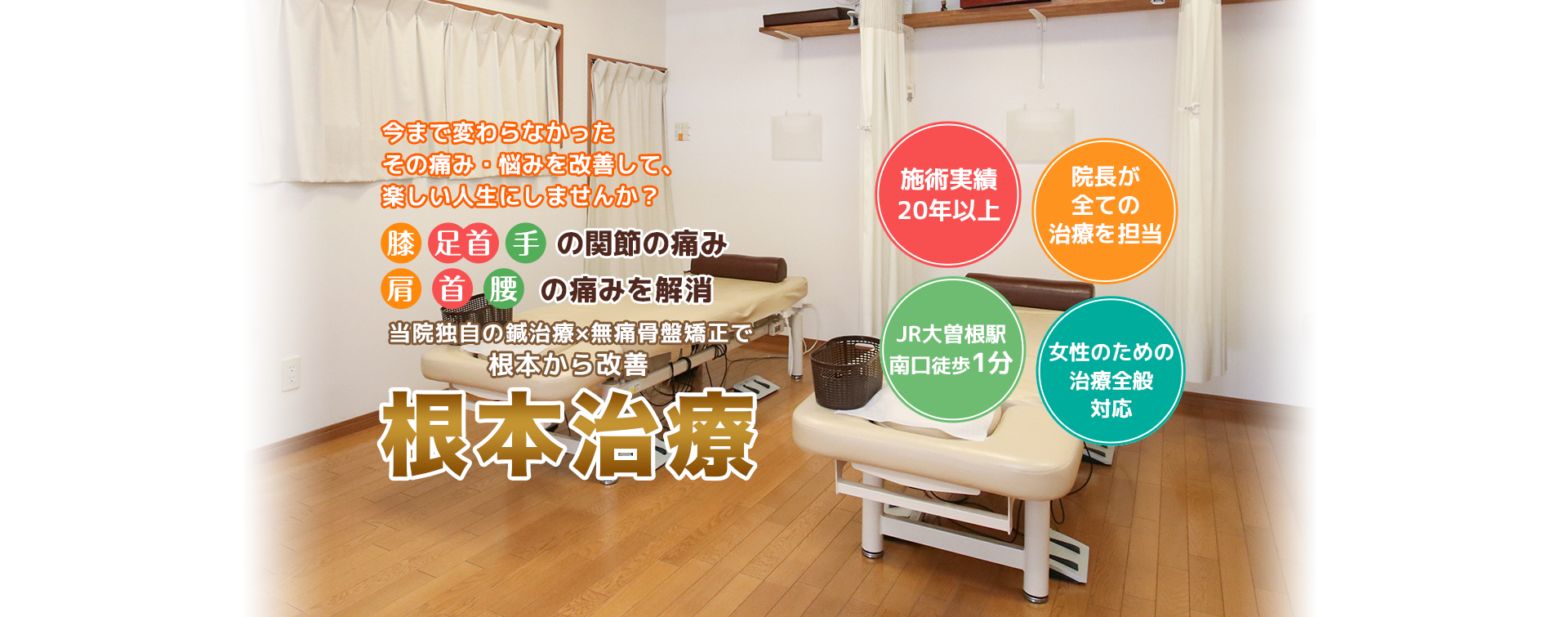 JR大曽根駅徒歩1分 名古屋市東区の太陽はりきゅう接骨院